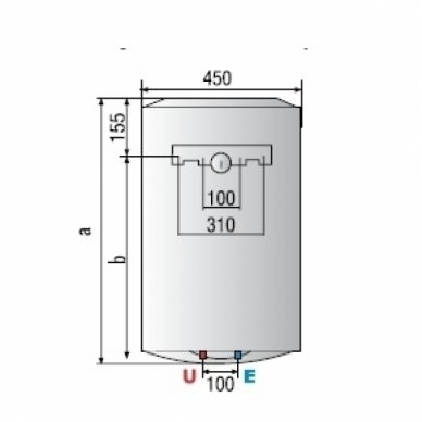 Kombinuotas vandens šildytuvas Ariston PRO1 R 100 VTD 2